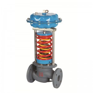 Diaphragm type self operated control valve