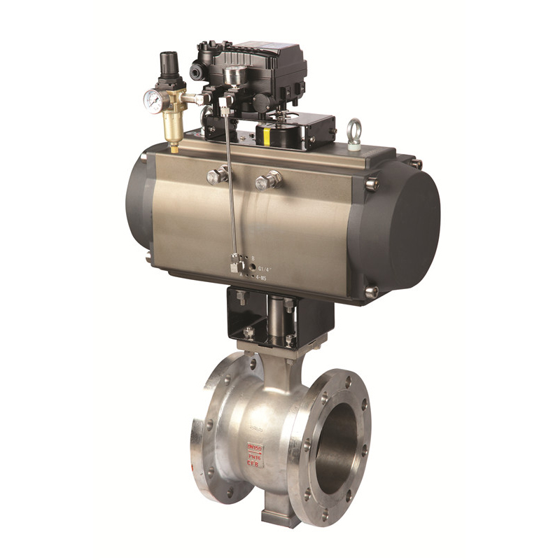 V type pneumatic ball valve