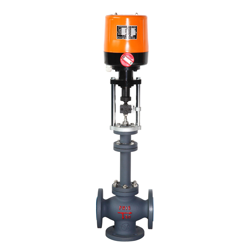 Electric three way control valve