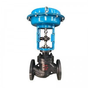 Pneumatic control valve single seat
