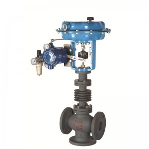 Pneumatic three way control valve