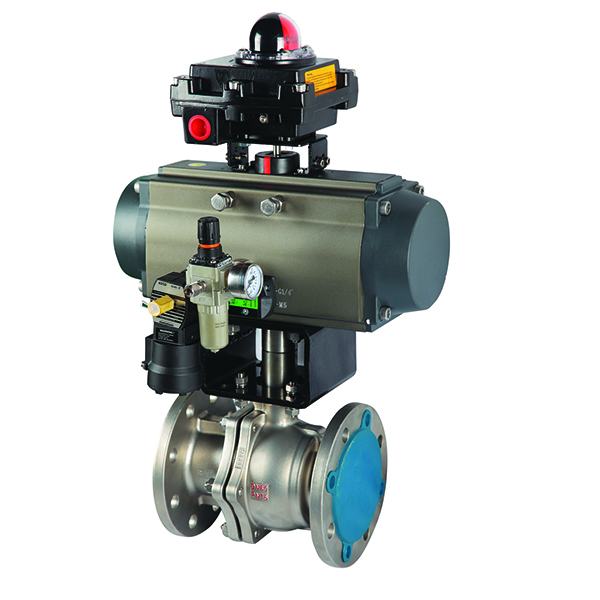 气动O型切断球阀